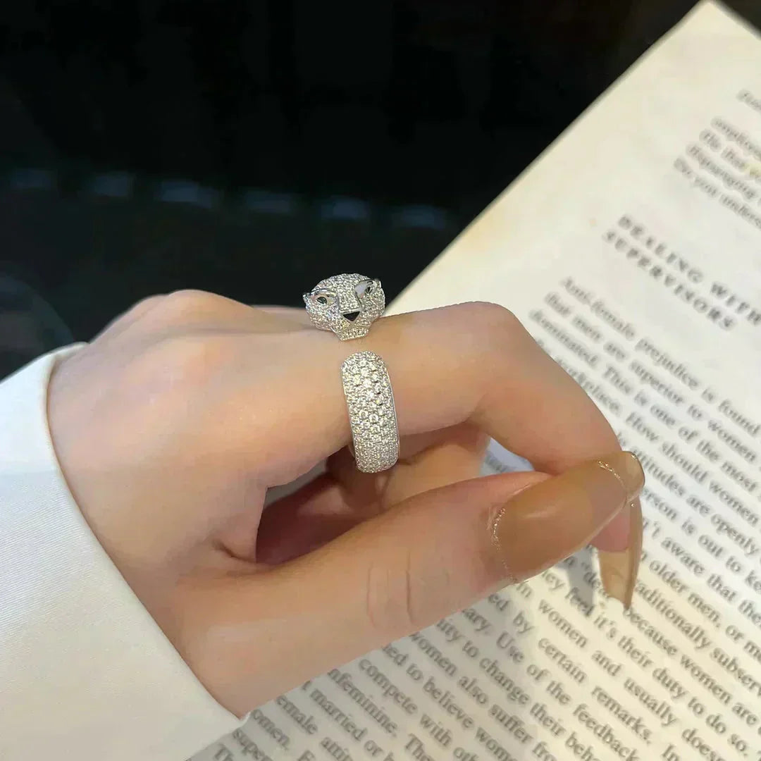 [Lumi Jewellery]PANTHERE 5.5MM ALL DIAMOND RING