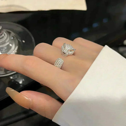 [Lumi Jewellery]PANTHERE 5.5MM ALL DIAMOND RING