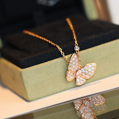 [Lumi Jewellery]BUTTERFLY DIAMOND NECKLACE