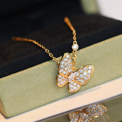 [Lumi Jewellery]BUTTERFLY DIAMOND NECKLACE
