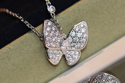 [Lumi Jewellery]BUTTERFLY DIAMOND NECKLACE