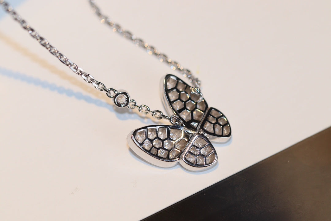 [Lumi Jewellery]BUTTERFLY DIAMOND NECKLACE