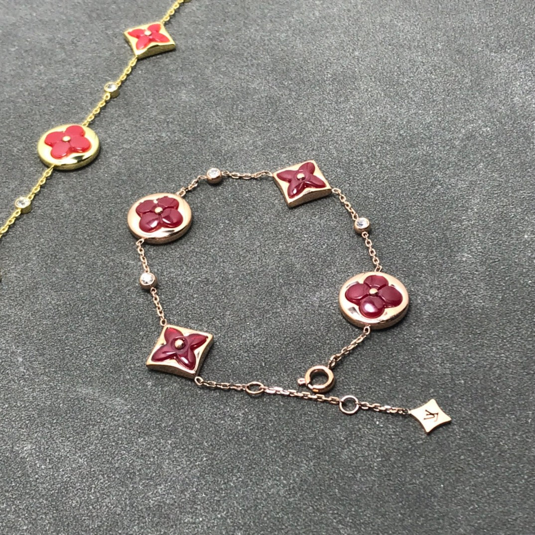 [Lumi Jewellery]STAR AND SUN CARNELIAN 4 MOTIFS 3 DIAMONDS