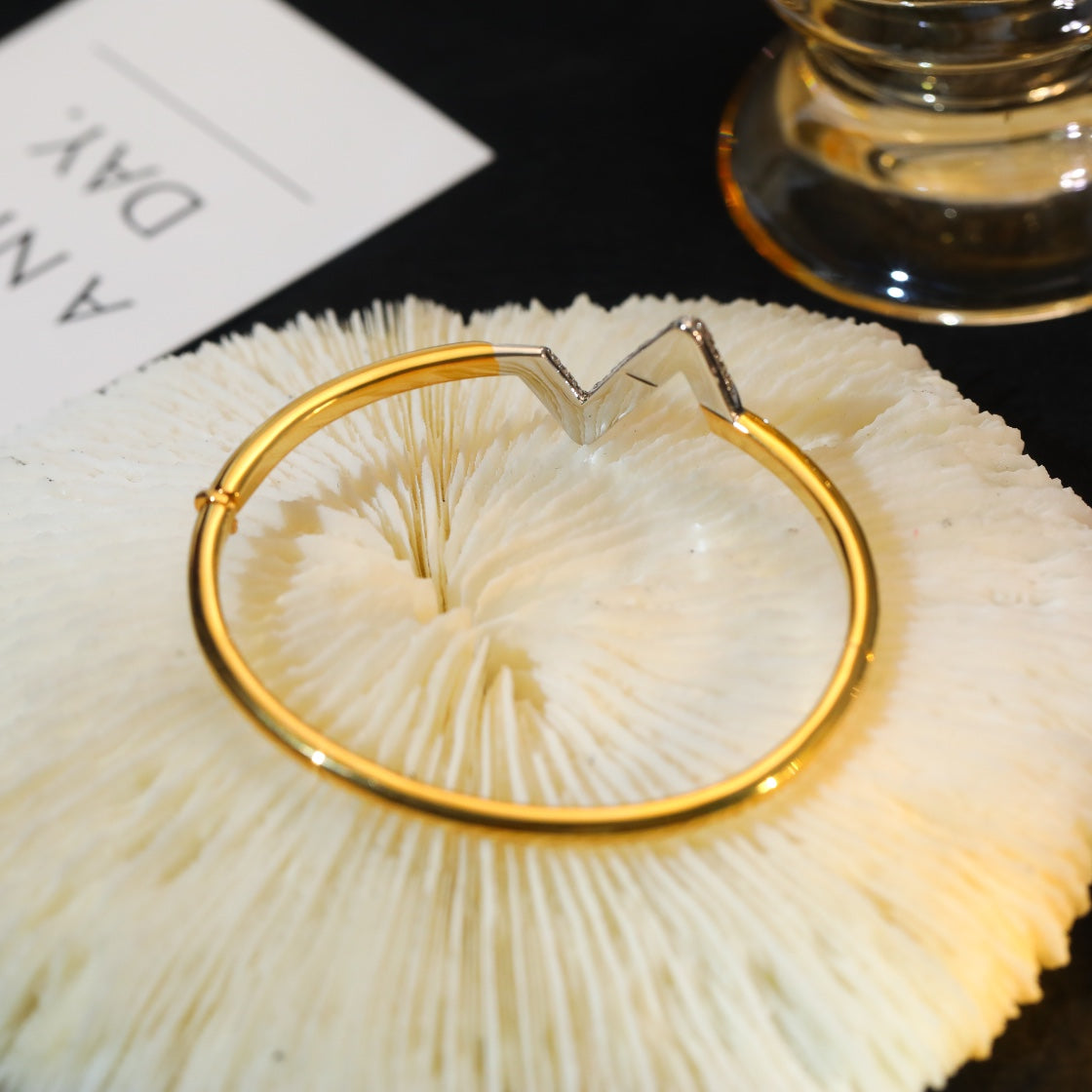 [Lumi Jewellery]VOLTE UPSITE DOWN GOLD DIAMOND BRACELET