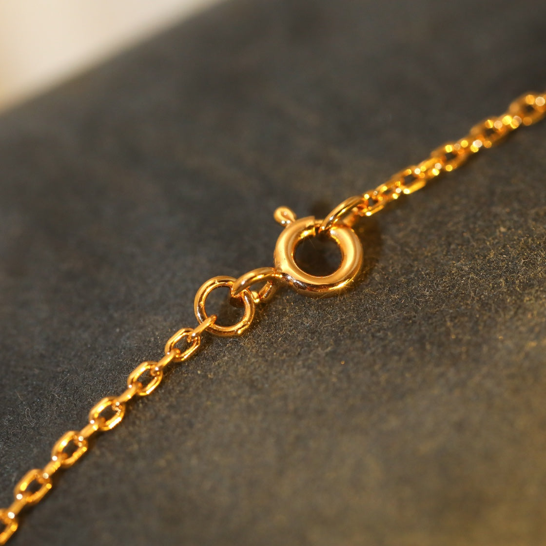 [Lumi Jewellery]SUN PEDANT PINK GOLD 1 DIAMOND NECKLACE