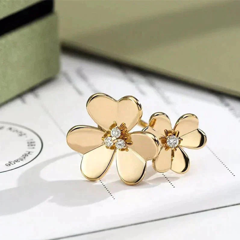 [Lumi Jewellery]CLOVER COMOS GOLD DIAMOND RING