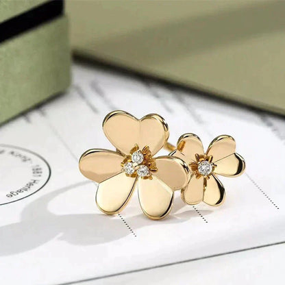 [Lumi Jewellery]CLOVER COMOS GOLD DIAMOND RING
