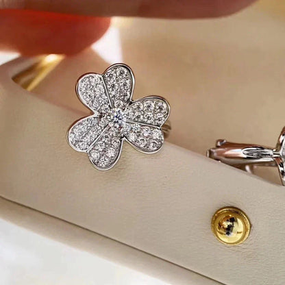 [Lumi Jewellery]CLOVER COMOS DIAMOND EARRINGS SILVER