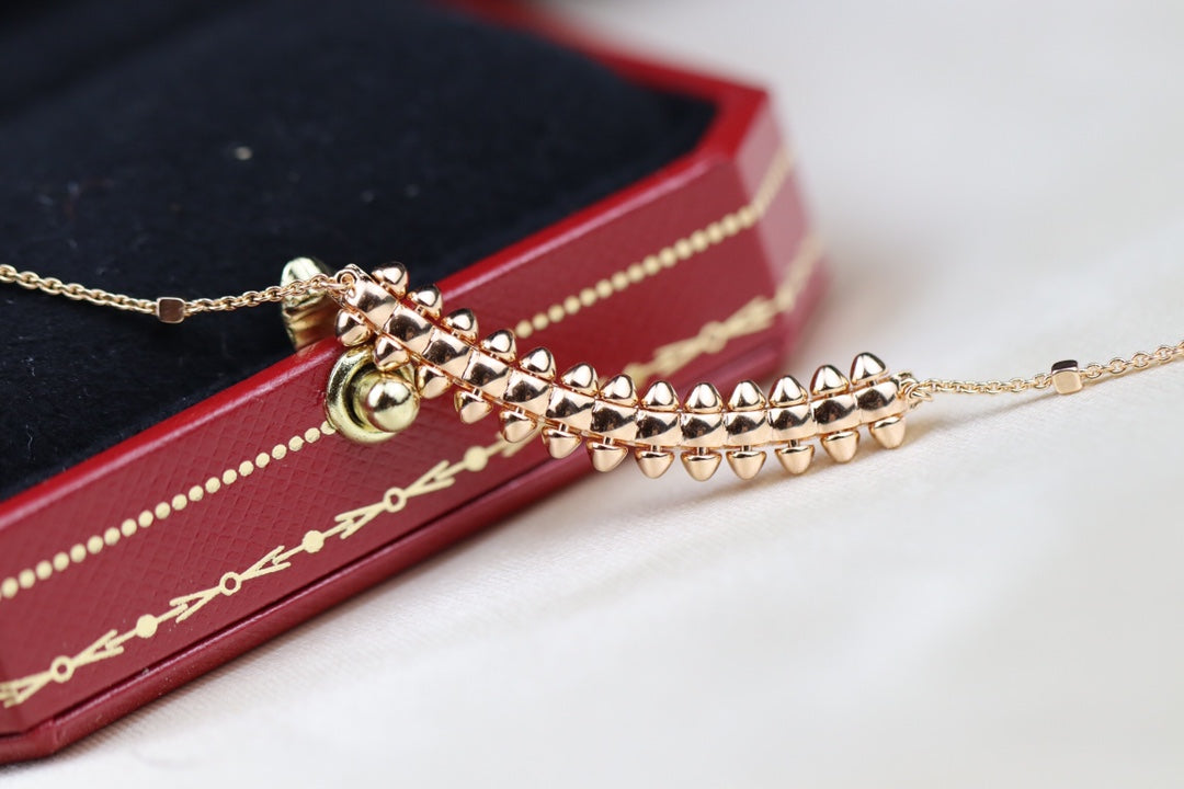 [Lumi Jewellery]CLASH PINK GOLD NECKLACE