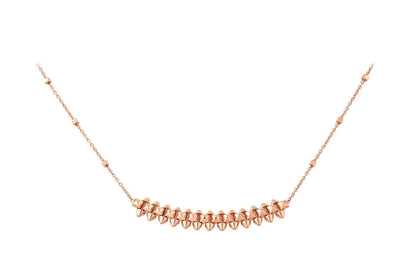 [Lumi Jewellery]CLASH PINK GOLD NECKLACE