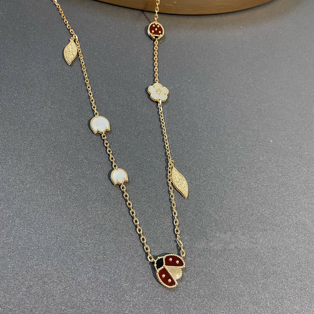 [Lumi Jewellery]LUCKY SPRING 15 MOTIFS GOLD NECKLACE