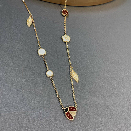 [Lumi Jewellery]LUCKY SPRING 15 MOTIFS GOLD NECKLACE