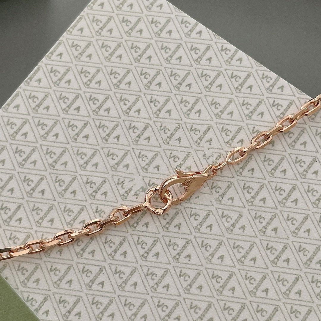 [Lumi Jewellery]LUCKY SPRING 15 MOTIFS ROSE GOLD NECKLACE