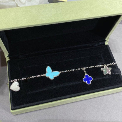 [Lumi Jewellery]LUCKY SPRING SILVER BRACELET 4 MOTIF