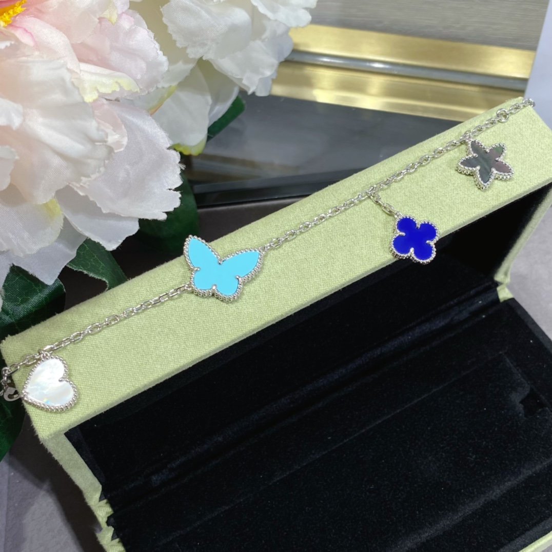 [Lumi Jewellery]LUCKY SPRING SILVER BRACELET 4 MOTIF