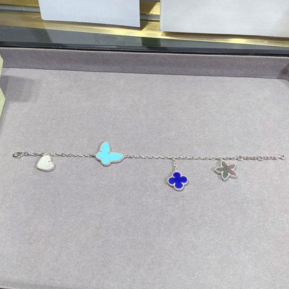 [Lumi Jewellery]LUCKY SPRING SILVER BRACELET 4 MOTIF