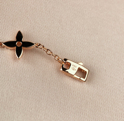 [Lumi Jewellery]STAR AND SUN 7 MOTIFS GOLD BRACELET