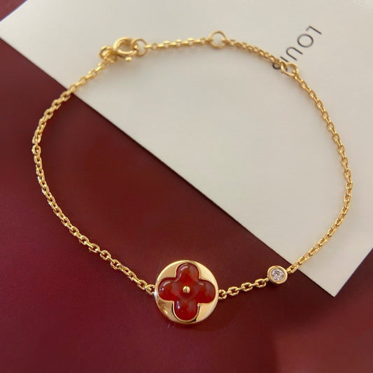 [Lumi Jewellery]SUN PEDANT CARNELIAN BRACELET