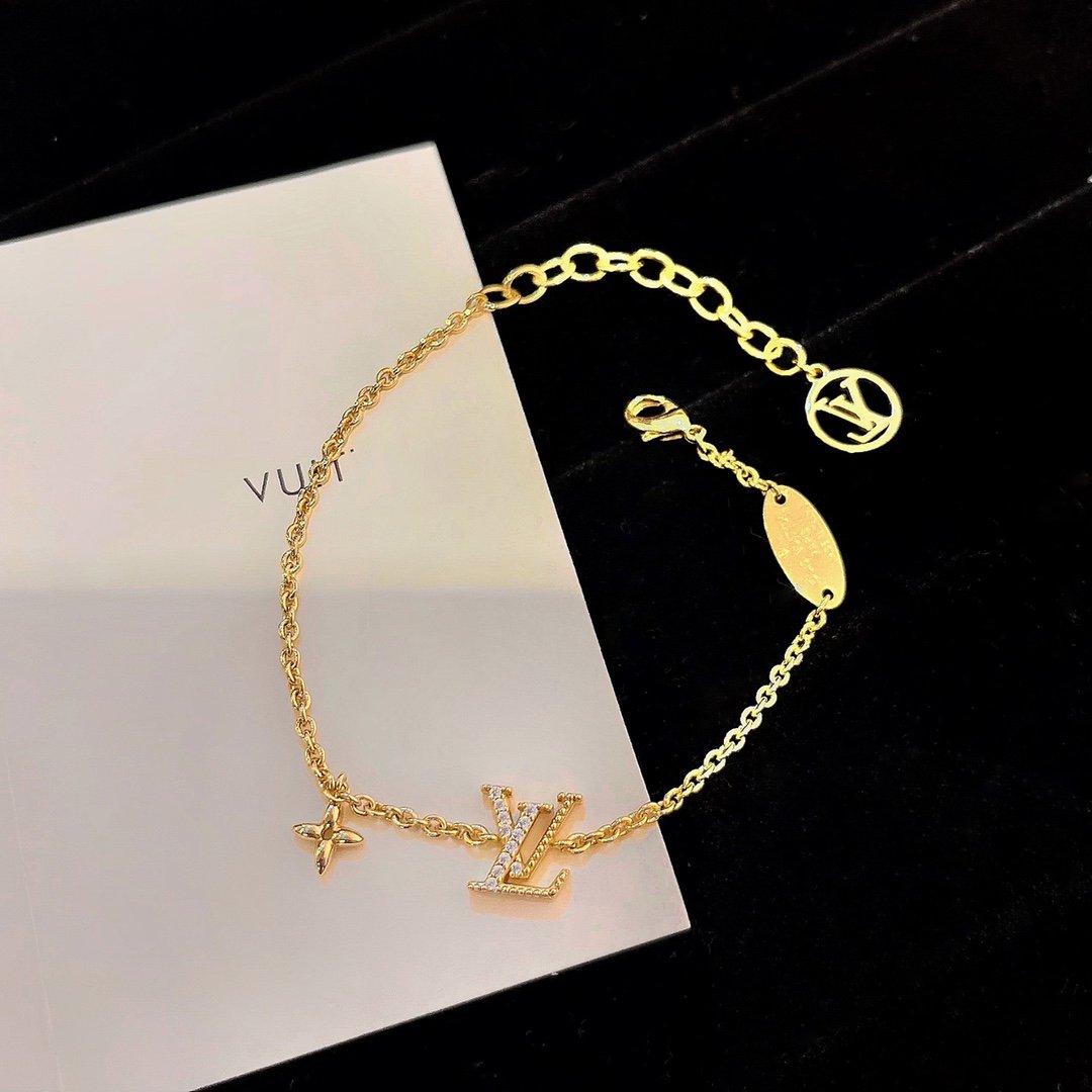 [Lumi Jewellery]LOGO STAR MOTIF GOLD BRACELET