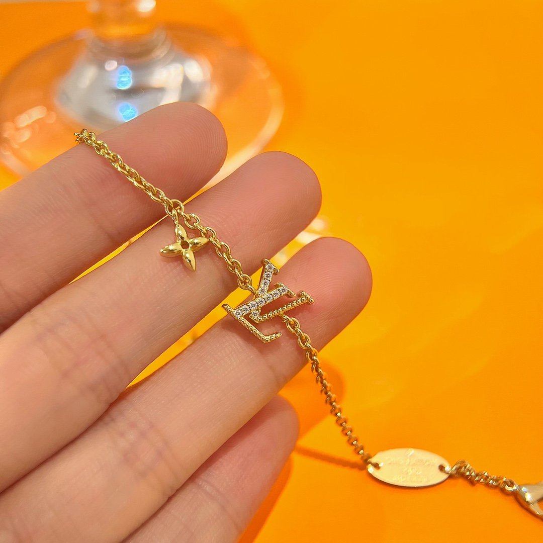 [Lumi Jewellery]LOGO STAR MOTIF GOLD BRACELET