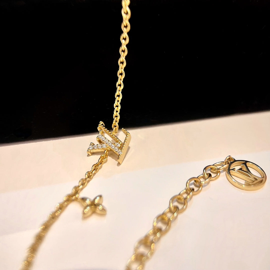[Lumi Jewellery]LOGO STAR MOTIF GOLD BRACELET