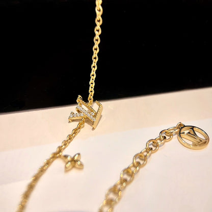 [Lumi Jewellery]LOGO STAR MOTIF GOLD BRACELET