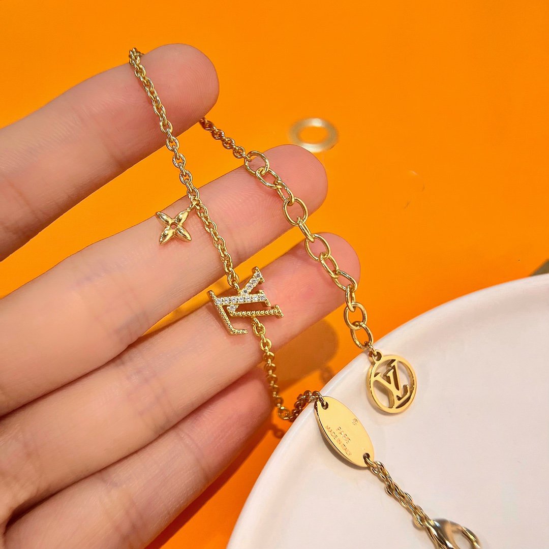 [Lumi Jewellery]LOGO STAR MOTIF GOLD BRACELET