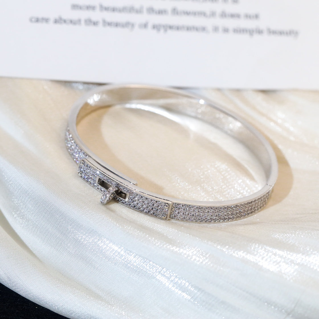 [Lumi Jewellery]KELLY BRACELET DIAMOND PAVED
