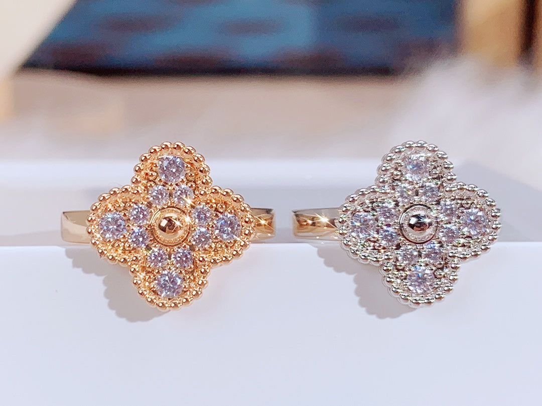 [Lumi Jewellery]CLOVER DIAMOND RING