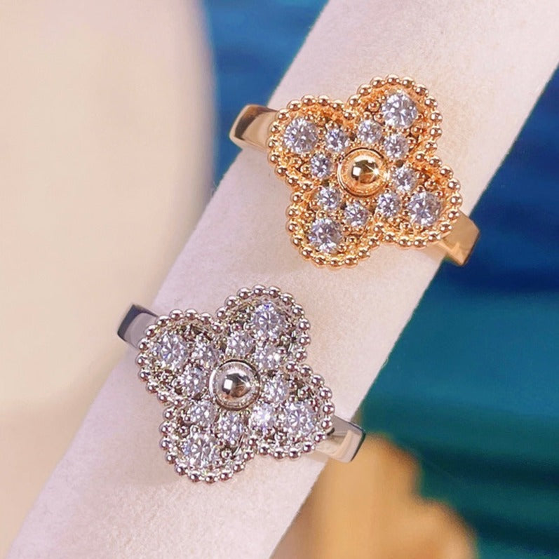 [Lumi Jewellery]CLOVER DIAMOND RING