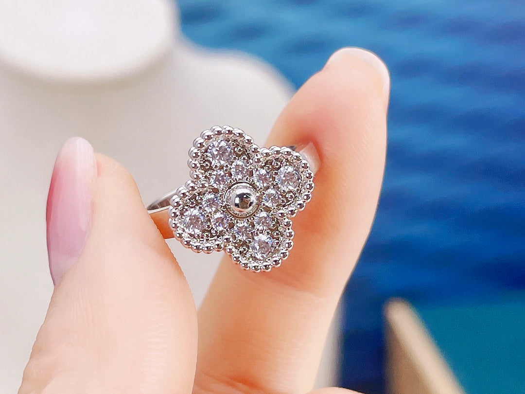 [Lumi Jewellery]CLOVER DIAMOND RING