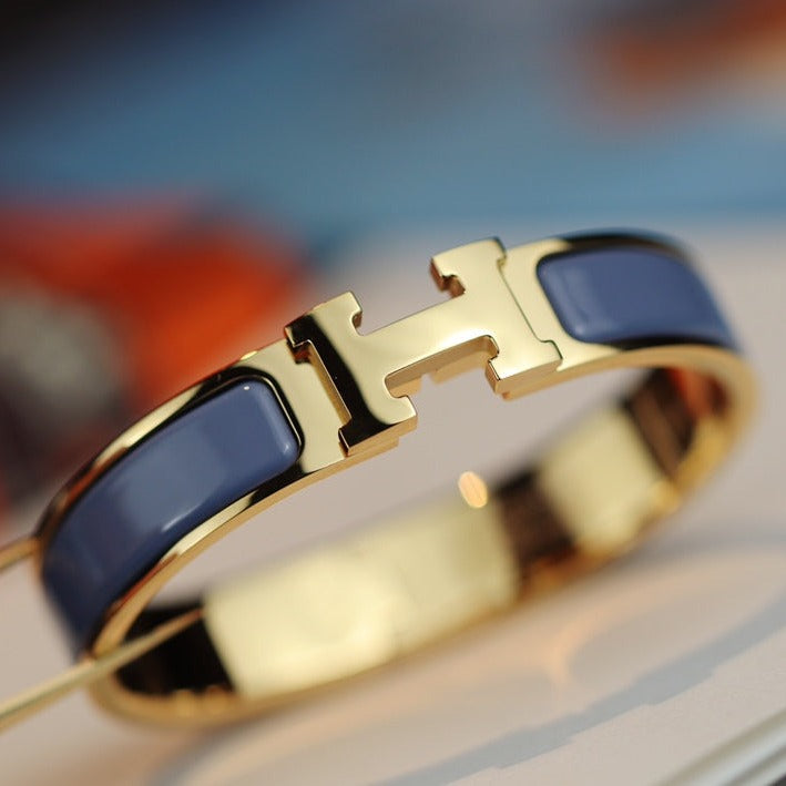 [Lumi Jewellery]H BRACELET 12MM BLUE GRAY
