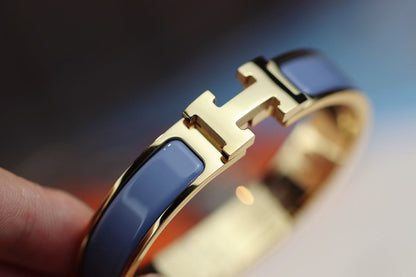 [Lumi Jewellery]H BRACELET 12MM BLUE GRAY