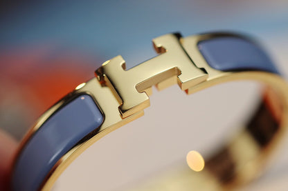 [Lumi Jewellery]H BRACELET 12MM BLUE GRAY