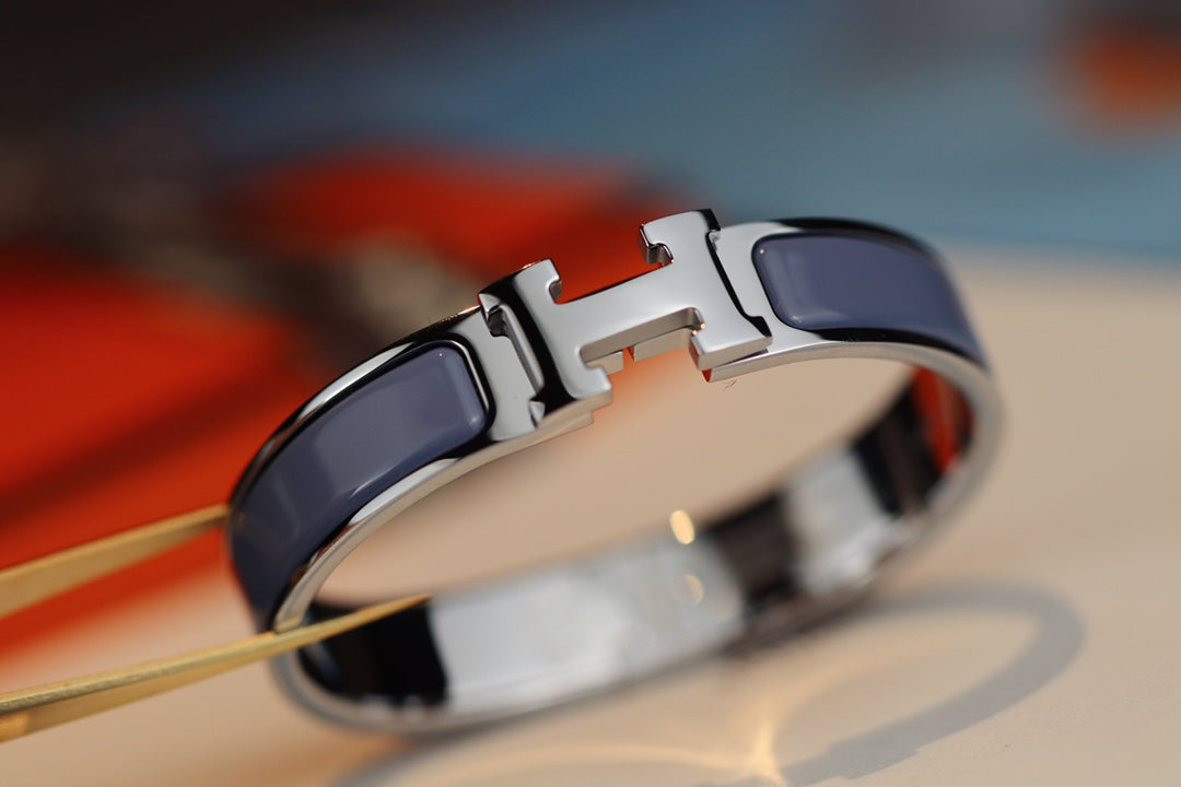 [Lumi Jewellery]H BRACELET 12MM BLUE GRAY