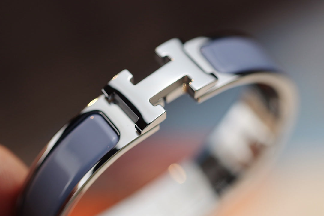 [Lumi Jewellery]H BRACELET 12MM BLUE GRAY