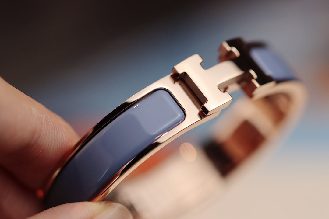 [Lumi Jewellery]H BRACELET 12MM BLUE GRAY