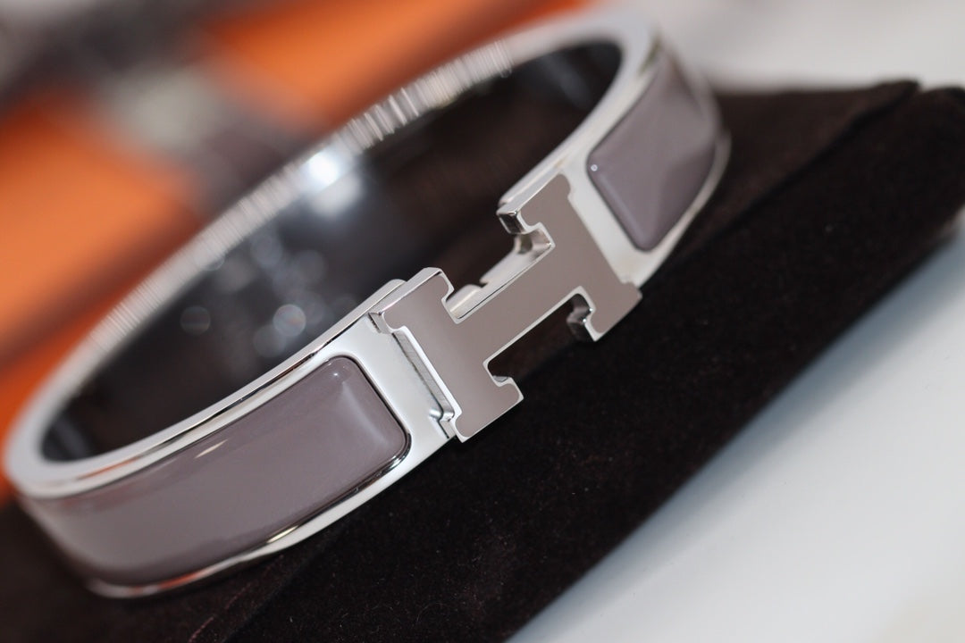 [Lumi Jewellery]H BRACELET 12MM BROWN