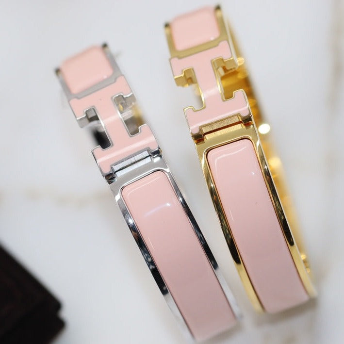 [Lumi Jewellery]H BRACELET 12MM PINK