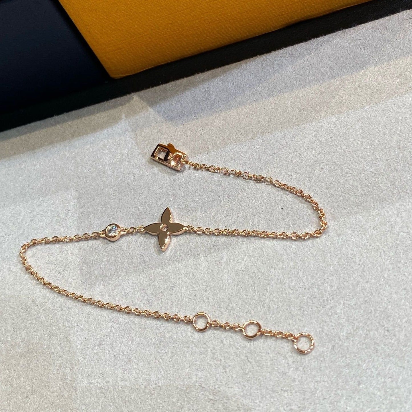 [Lumi Jewellery]STAR DIAMOND PINK GOLD BRACELET