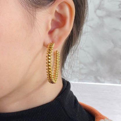 [Lumi Jewellery]CLASH HOOP EARRINGS