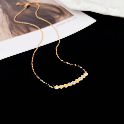 [Lumi Jewellery]BEE MY LOVE DIAMOND NECKLACE