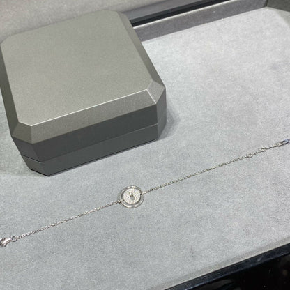 [Lumi]LUCKY MOVE DIAMOND PAVED BRACELET