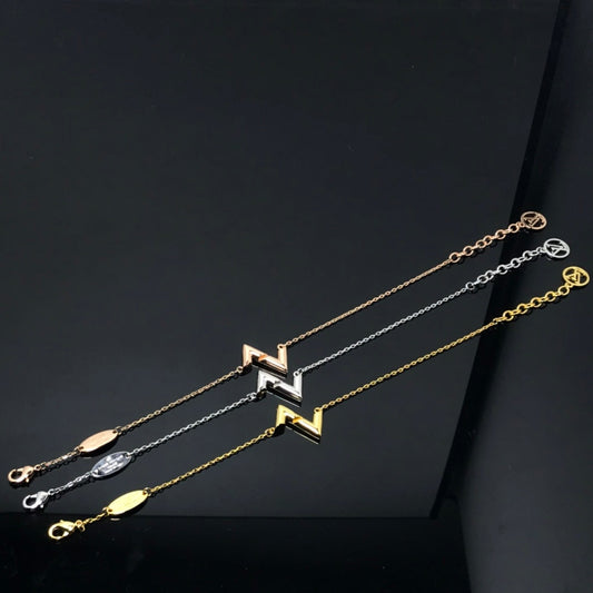 [Lumi Jewellery]VOLT LV LOGO BRACELET