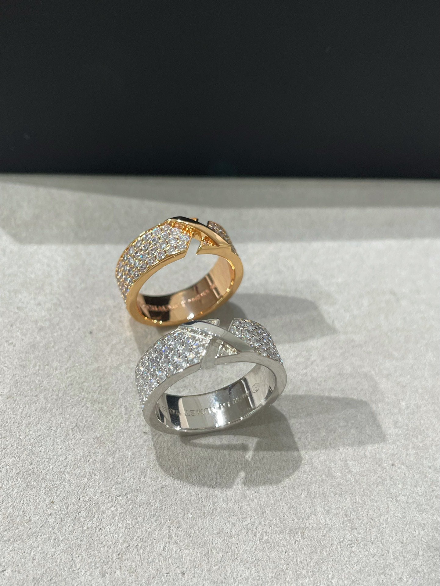 [Lumi Jewellery]LIENS EVIDENCE  DIAMOND PAVED RING