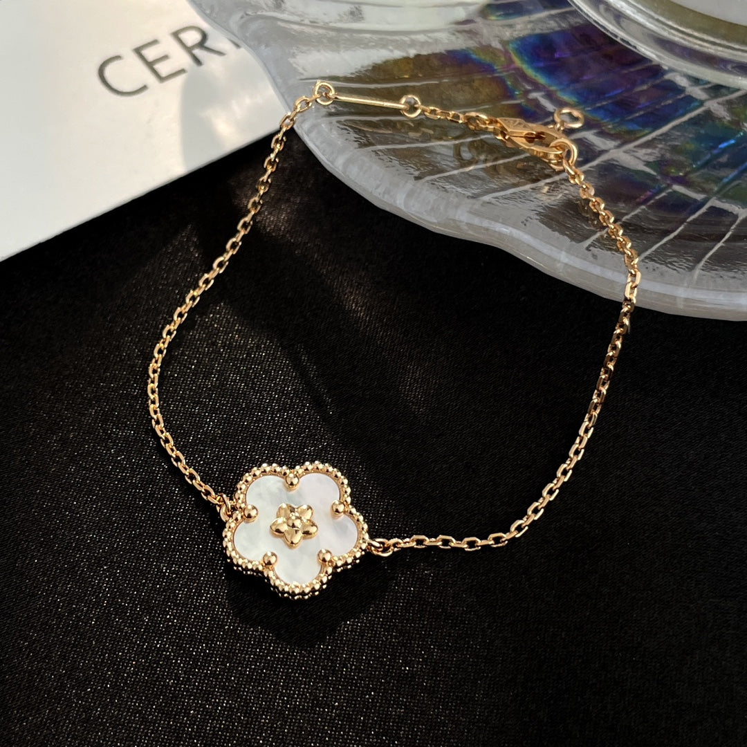 [Lumi Jewellery]LUCKY SPRING ROSE GOLD MOP BRACELET