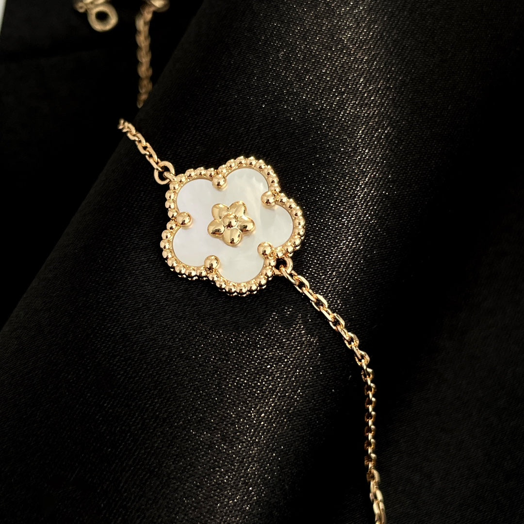 [Lumi Jewellery]LUCKY SPRING ROSE GOLD MOP BRACELET