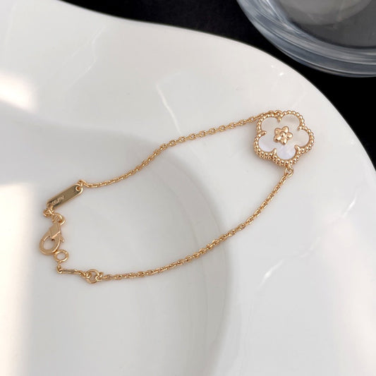 [Lumi Jewellery]LUCKY SPRING ROSE GOLD MOP BRACELET