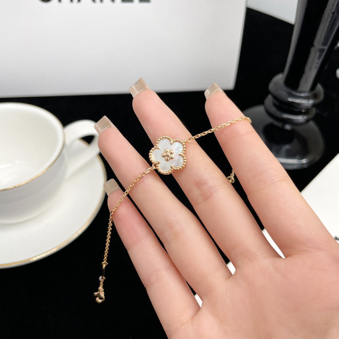 [Lumi Jewellery]LUCKY SPRING ROSE GOLD MOP BRACELET