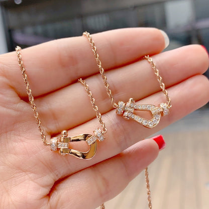 [Lumi Jewellery]FORCE 10 PINK GOLD DIAMOND NECKLACE